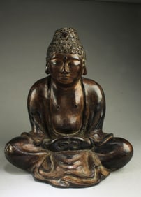 A Seated Buddha Statue