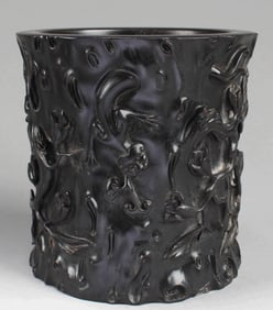 Chinese Hardwood (Possibly Zitan) Brushpot