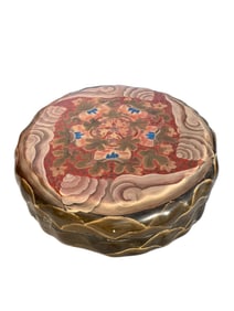 A Round Lacquer Box