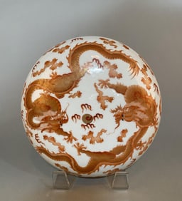 A Porcelain Round Container