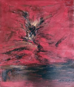 Attributed to Zhao Wuji, Untitled, Oil on Canvas