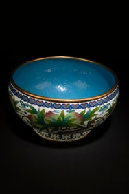 A Cloisonne Tank