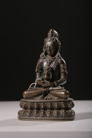 A Bronze Amitayus Buddha Statue