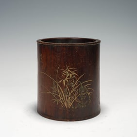 Sandalwood Brush Pot