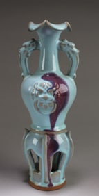 Chinese Junyao Glazed Vases