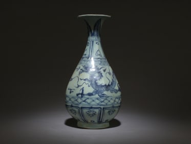 A Blue and White Vase