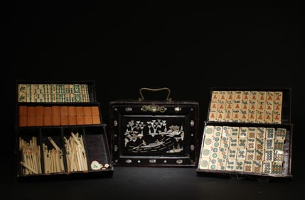 An Antique Majong Set