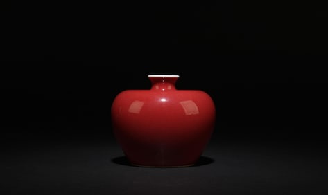 A Red Glazed Waterpot
