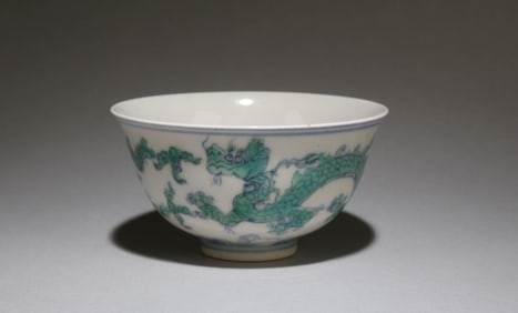 A Blue and White Cup