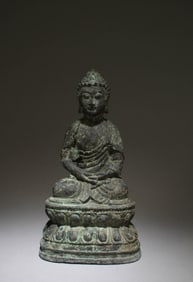 A Bronze Buddha Statue