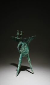 A Bronze Wine Vessel (Jue)