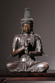 A Bronze Ornament of Guanyin