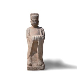 A Carved Stone Statue