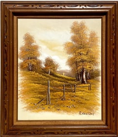 A Framed Oil painting