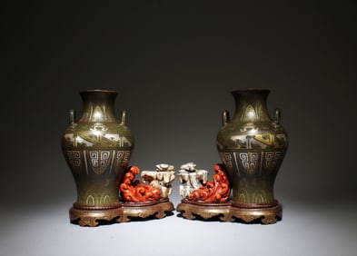 A Pair of Vases