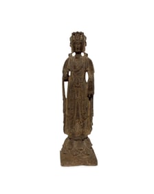 A Stone Buddhist Statue