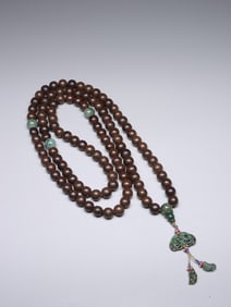 Prayer Beads With Jade Ornaments