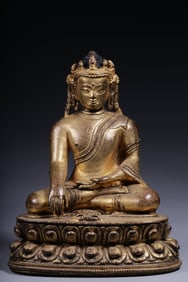 A Bronze Buddha Statue