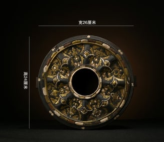 A Gawu Box With Precious Metal Inlays