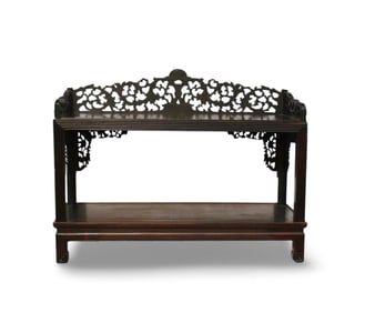 An Antique Hardwood Shelf