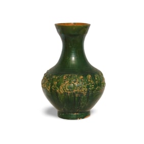 A Green Pottery Vase