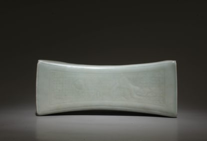 A Qingbai Pillow with Figure Motif