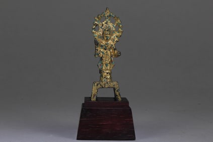 A Chinese Gilt Bronze Buddha