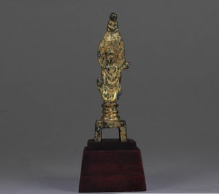 A Chinese Gilt Bronze Buddha