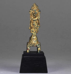 A Chinese Gilt Bronze Buddha