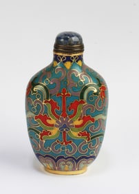 Chinese FaLangCai Snuff Bottle