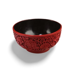A Cinnabar Lacquer Bowl