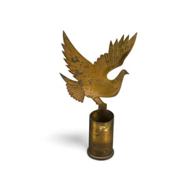 An artillery shell made Dove Ornament