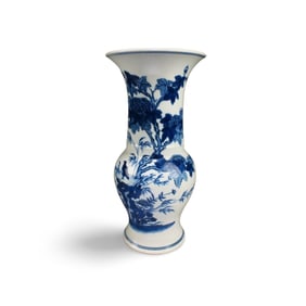 Chinese Blue & White Porcelain Vase
