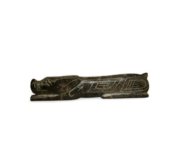 A Carved Jade Pig Figurine