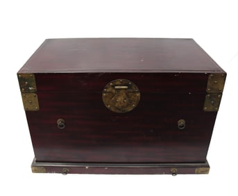 Chinese Hardwood Treasure Box