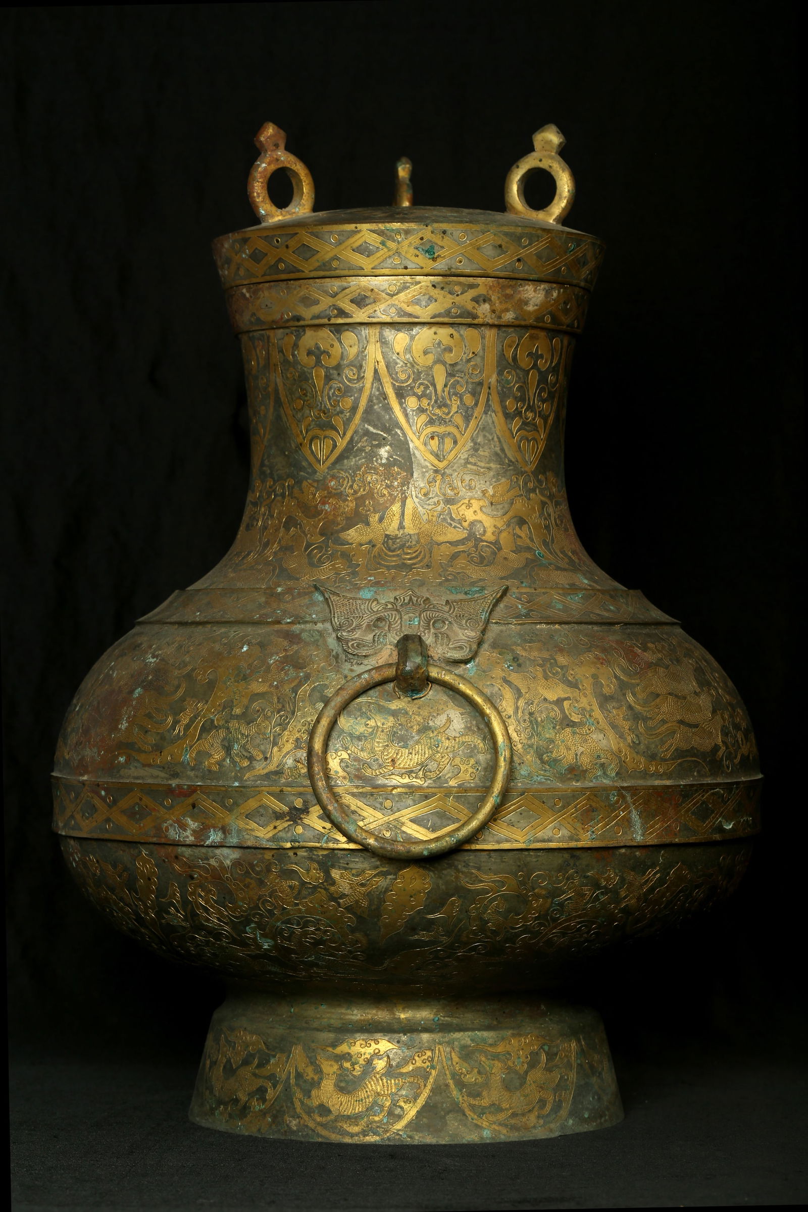 A Gilt Bronze Jar (1 of 10)