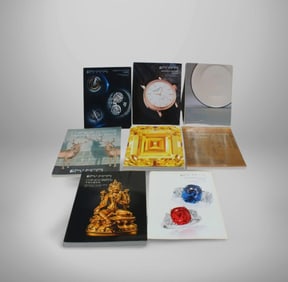 A Collection of Eight Auction Books