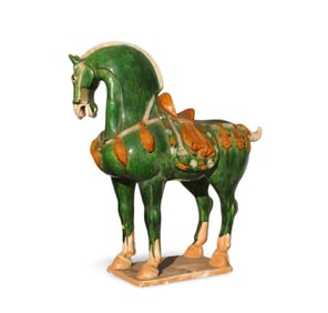 A Tang Sancai Pottery Horse