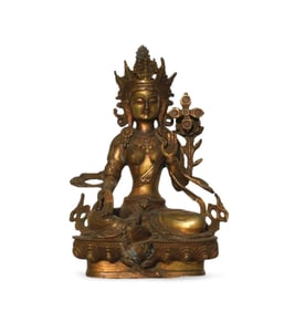 A Bronze Buddha Statue
