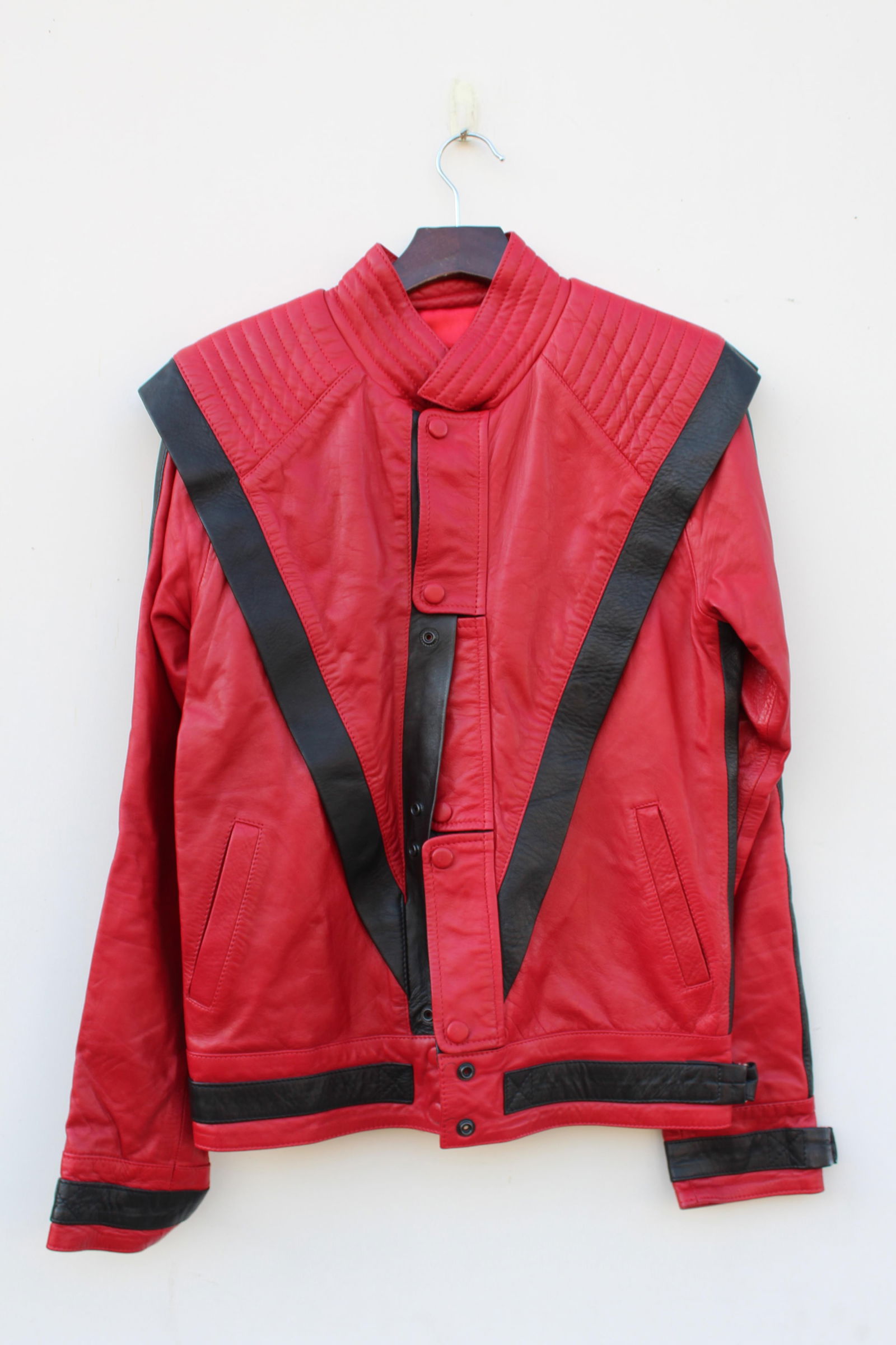 A Red Marc Laurent Leather Jacket (1 of 5)