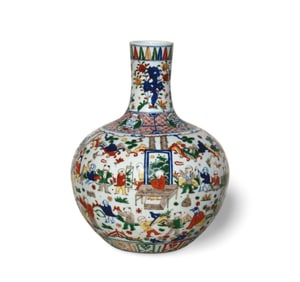A Doucai Celestial Sphere Vase