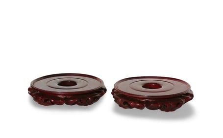A Pair of Wooden Stands