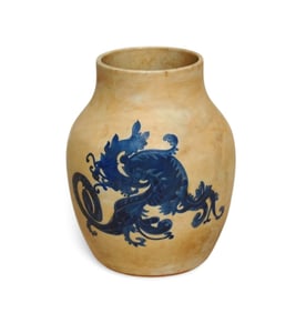 A Blue and White Porcelain Jar
