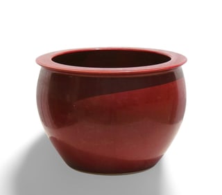 A Red Glazed Jar