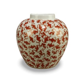 An Iron Red Jar