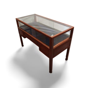 A Hardwood Display Cabinet