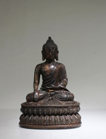 A Bronze Bodhisattva Statue