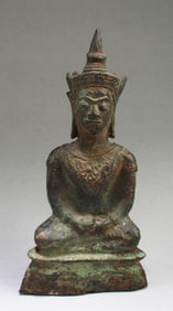 A Bronze Bodhisattva Statue