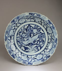Chinese Blue & White Charger