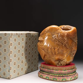 A Shoushan Tianhuang Stone Washer